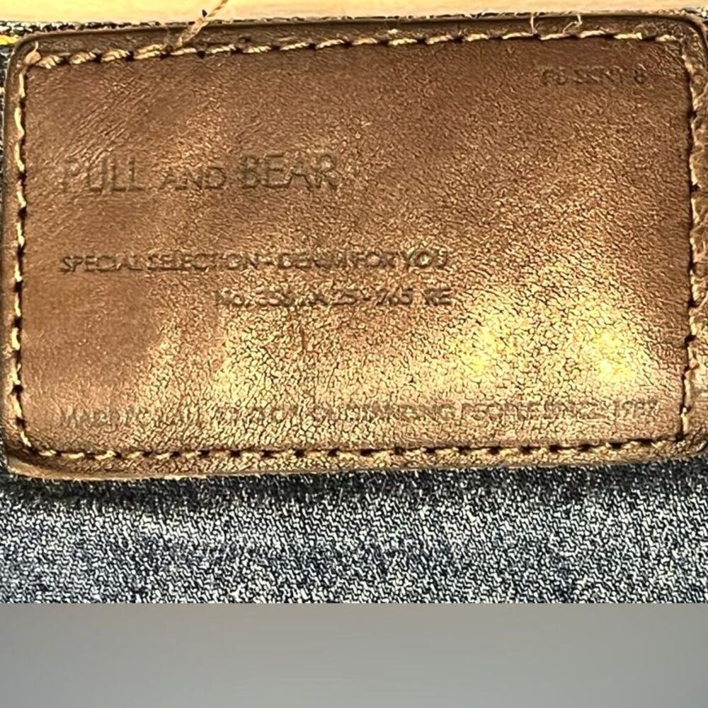 Pull&Bear Women’s Dark Blue Slightly Distressed Skinny Jeans Size 29 - Picture 13 of 15